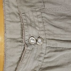 Size 12 wide leg linen pants